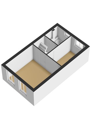 Floorplan - Anjelierstraat 10, 3551 AP Utrecht